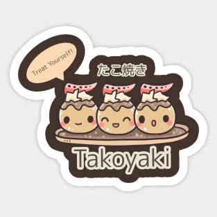 Cute Japanese Takoyaki Sticker